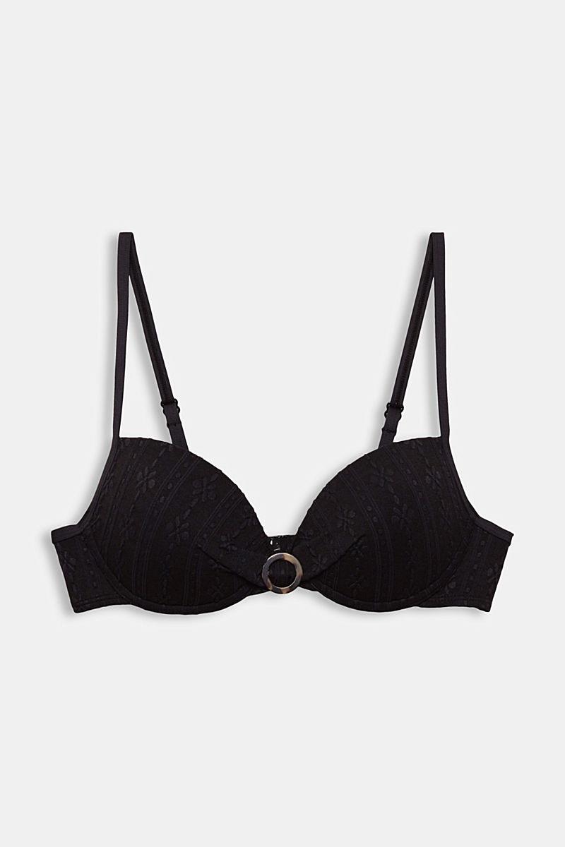 Esprit bikini top, sort, struktur