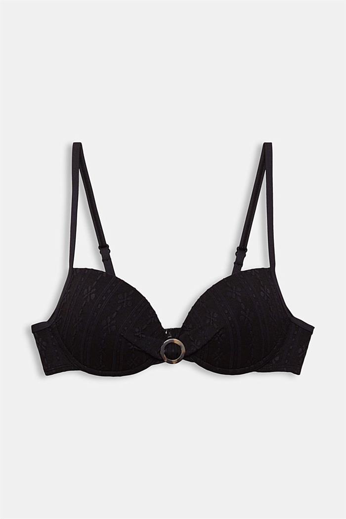 Esprit bikini top, sort, struktur