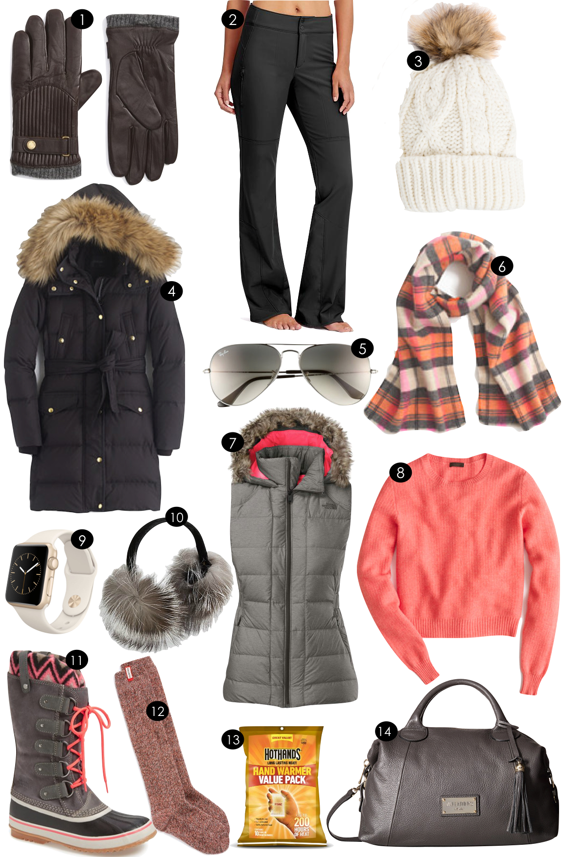 Cold Weather Gear. Kiki's List