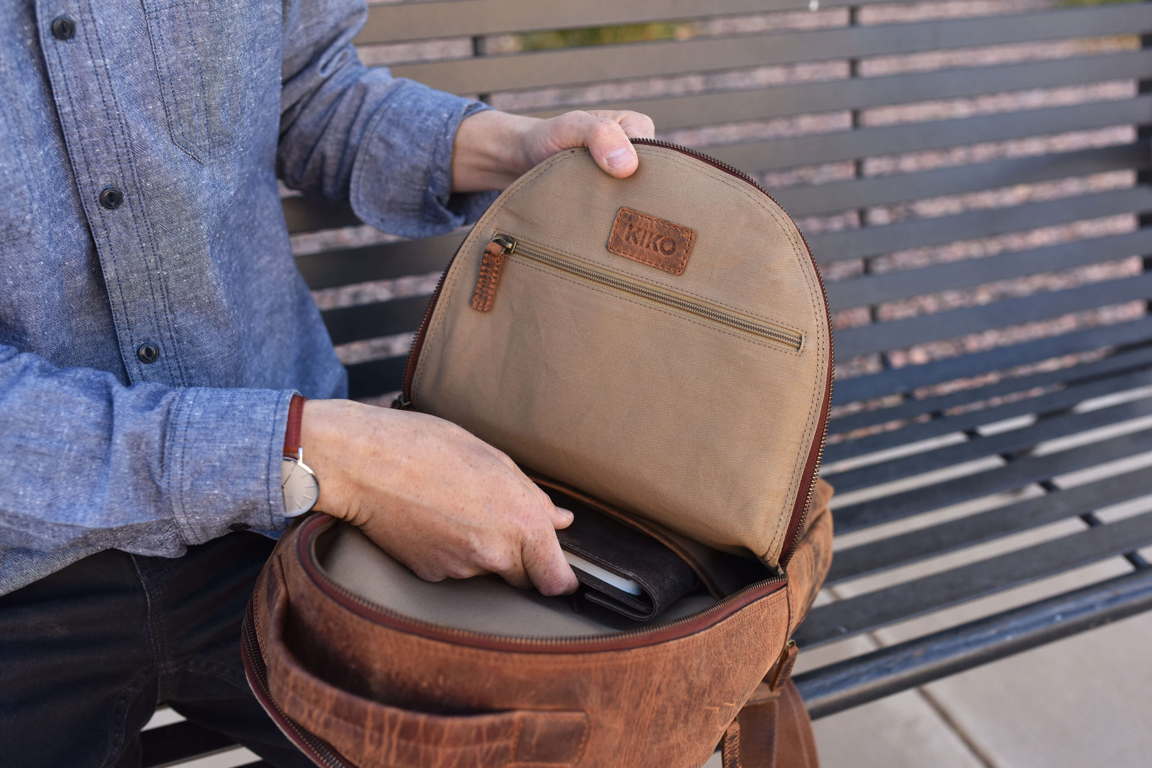 Executive Backpack Kiko Leather