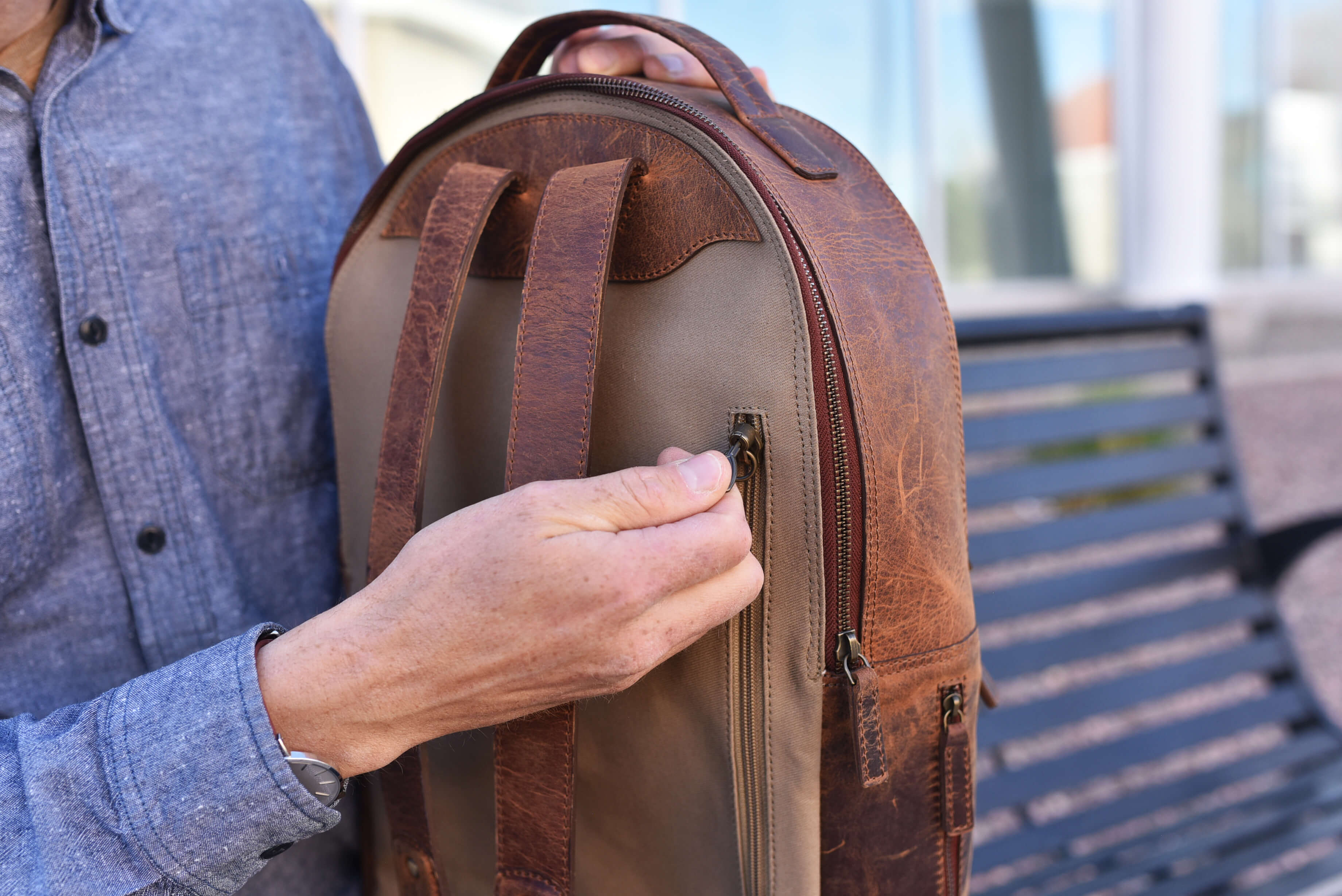 Executive Backpack Kiko Leather