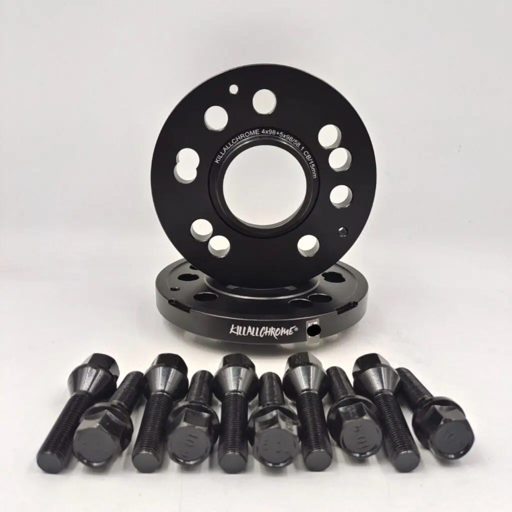 KillAllChrome Fiat 500 / Abarth Spacers Hubcentric 11mm 15mm