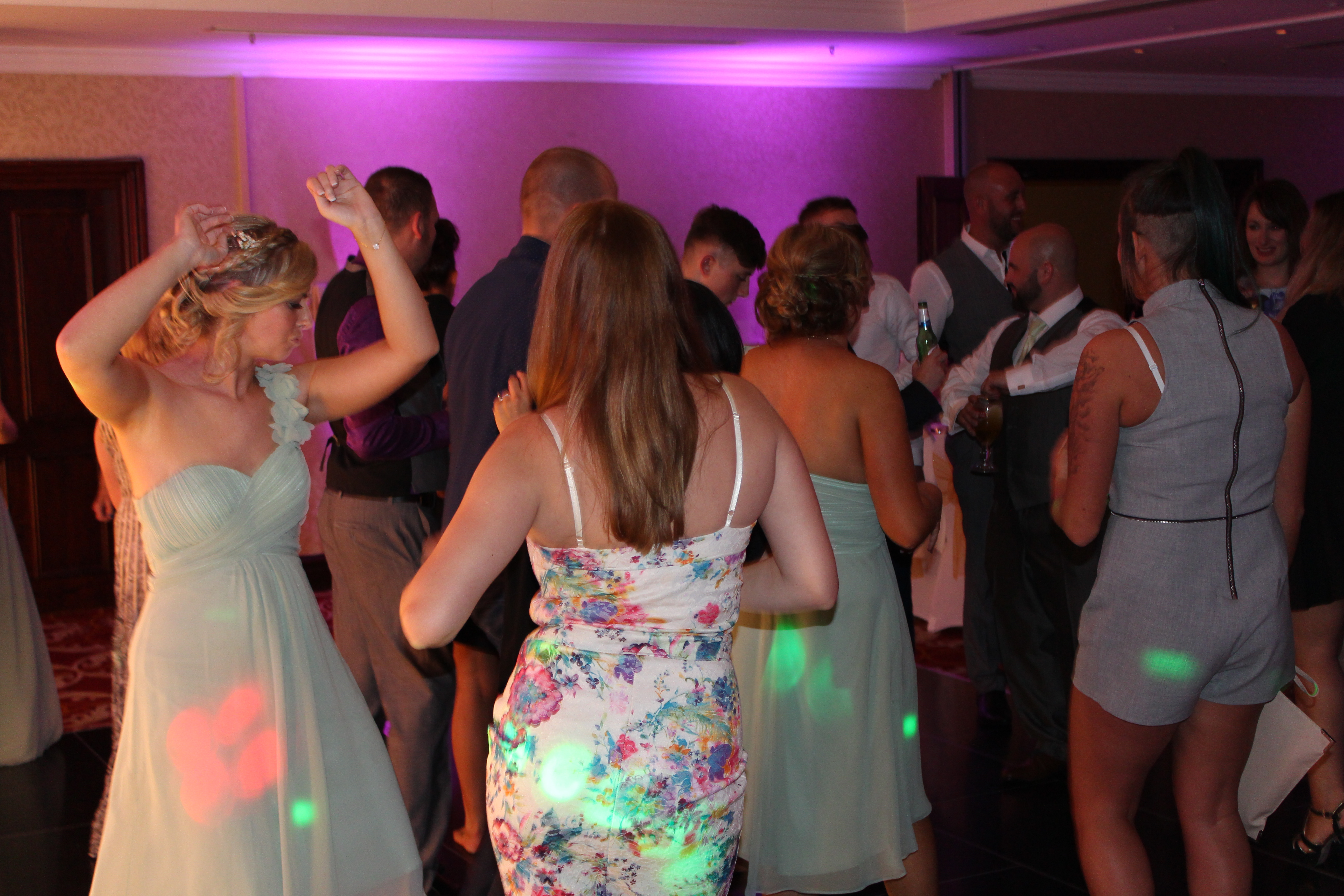 Worsley Marriott Hotel Manchester Wedding DJ Venue Lighting