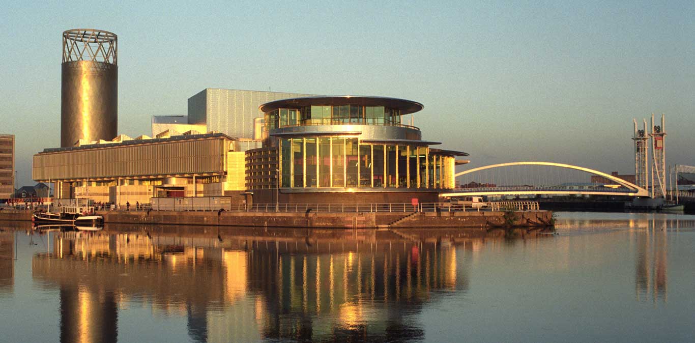 Salford Lowry Theatre Manchester Wedding DJ Venue Lighting