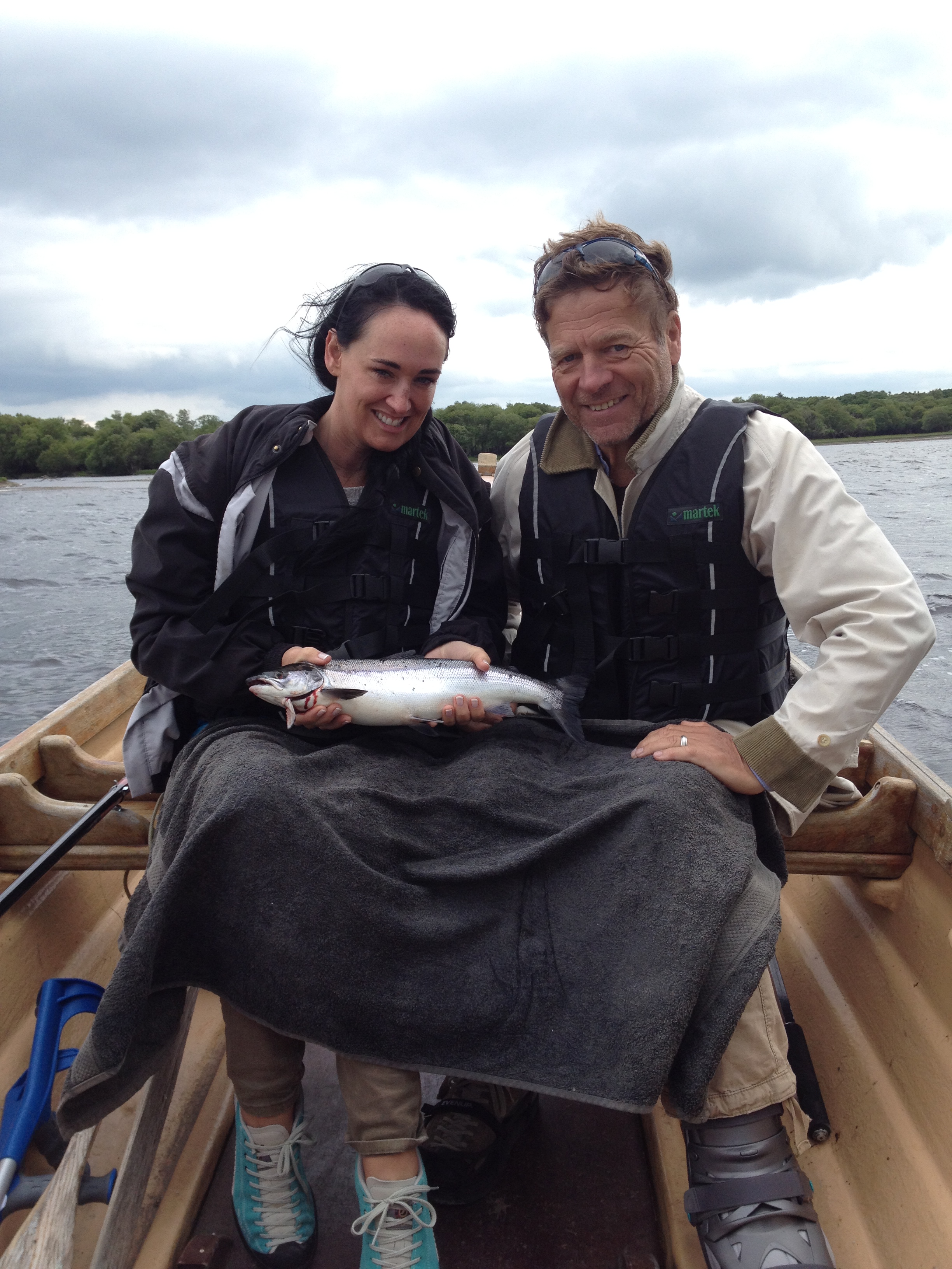 couple fishing killarney Fishing Adventures Co. Kerry Fishing Trips