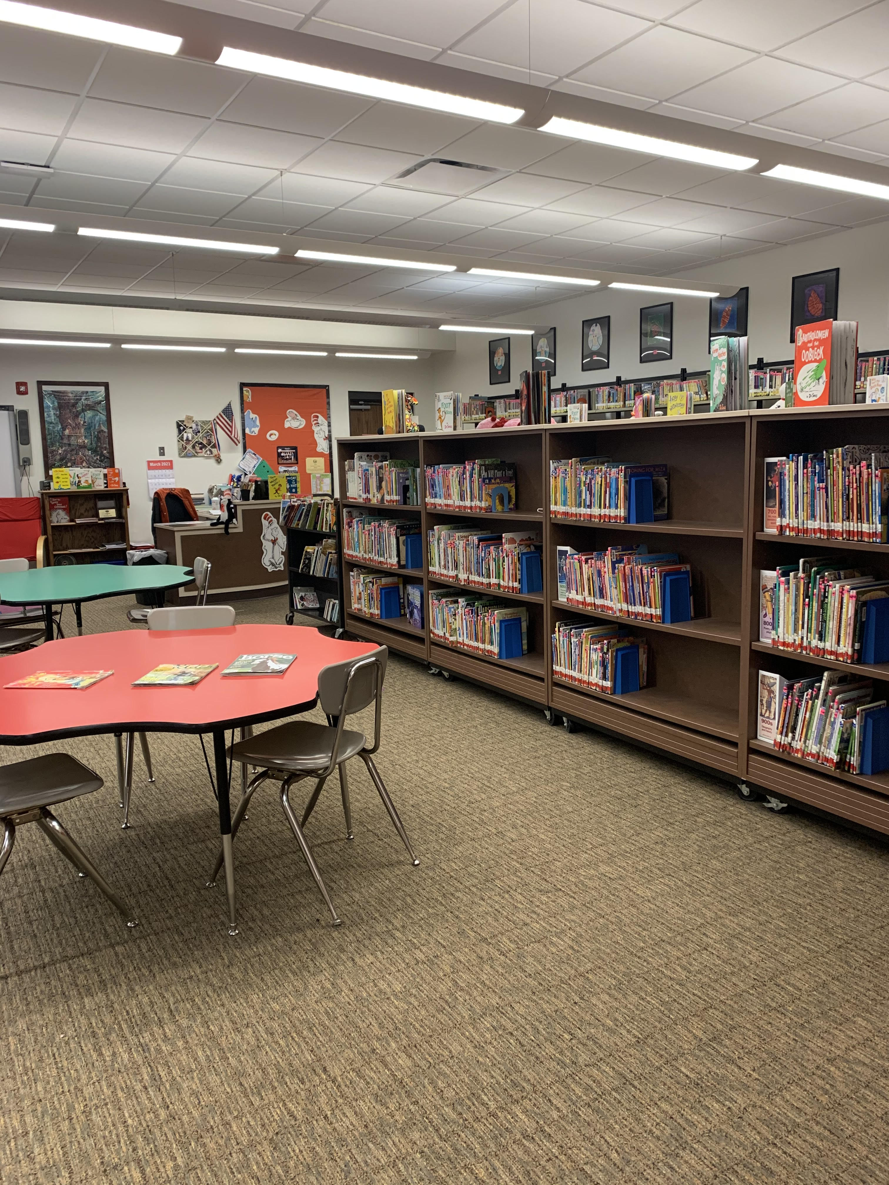 Children’s section Killdeer Public Library