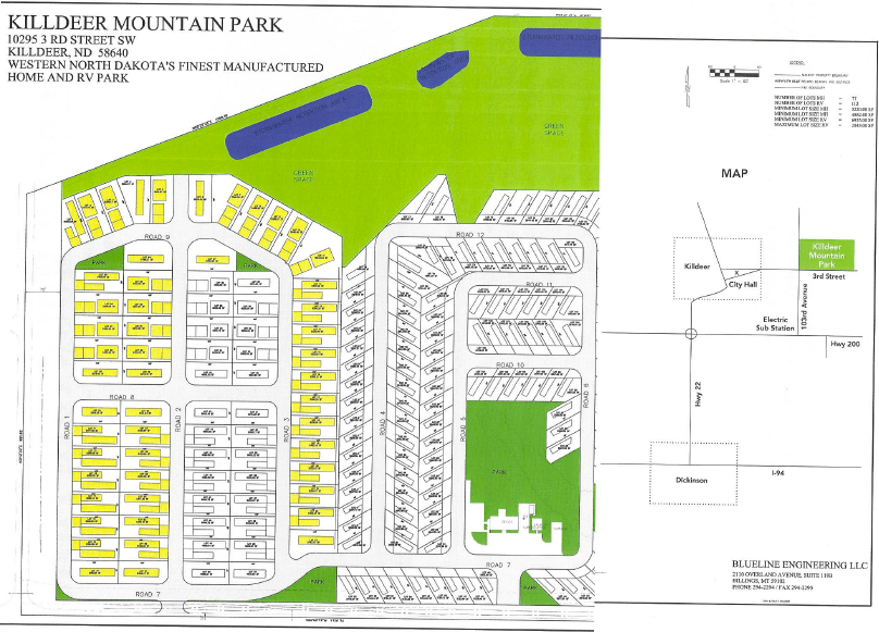 Site Plan image Killdeer Mountain ParkKilldeer Mountain Park