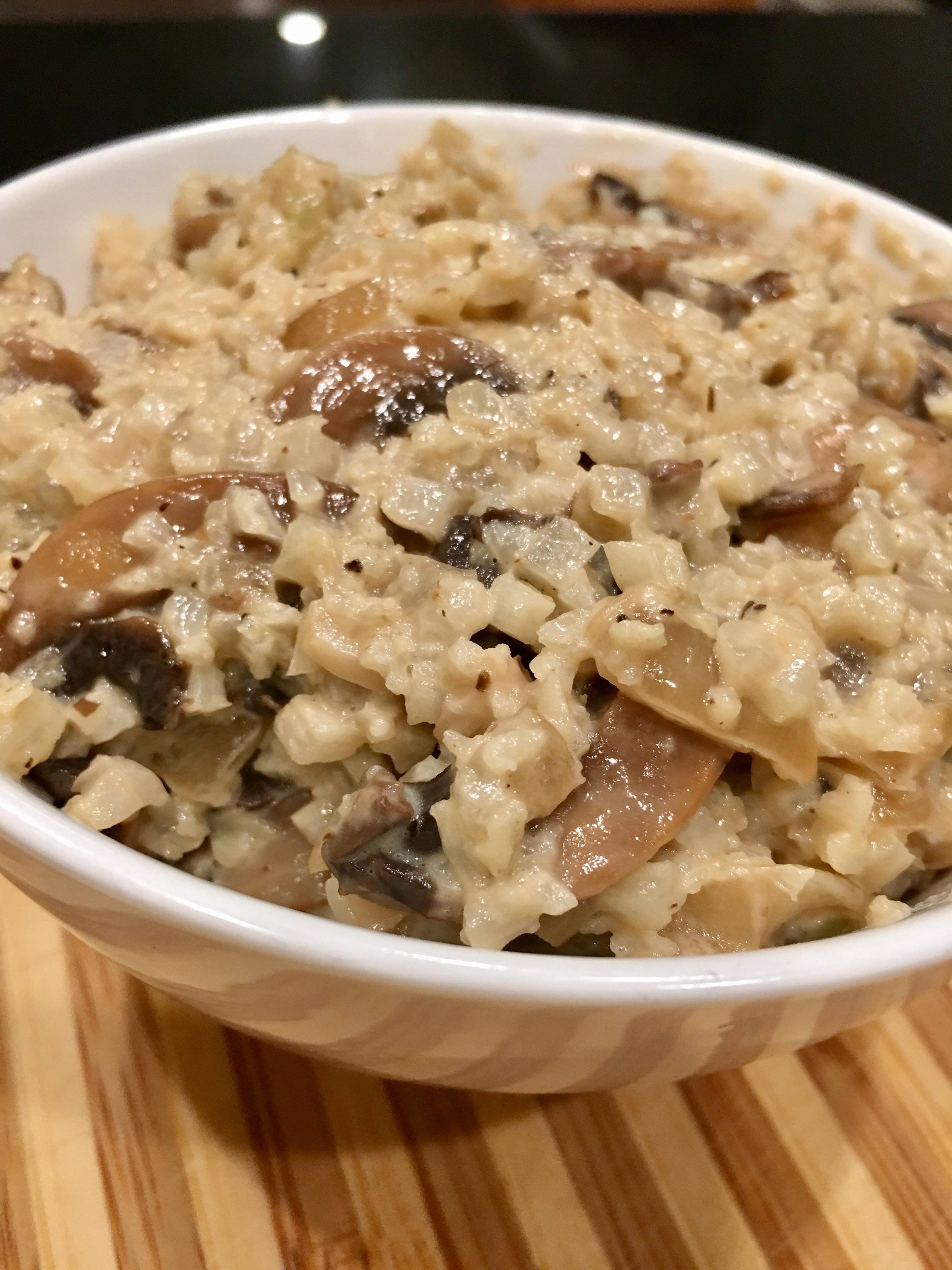 Low Carb Mushroom Risotto Killer Keto