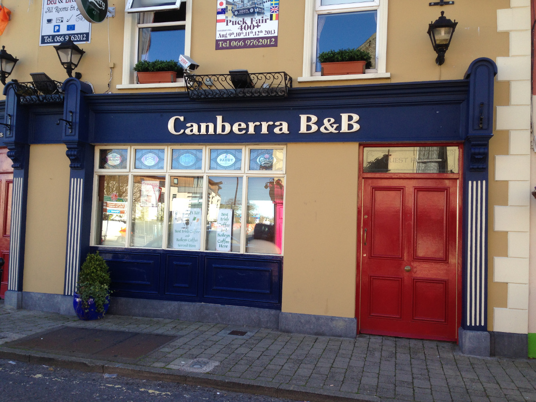 Canberra House B&B Official Kerry site