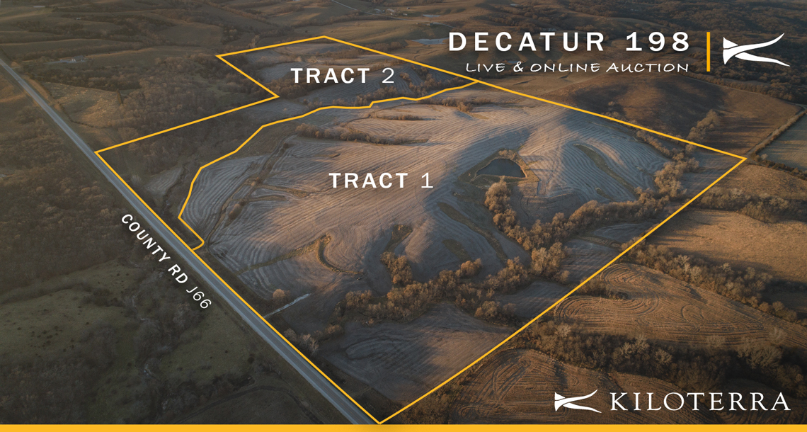 Live & Online Decatur County, IA Land Auction KILOTERRA