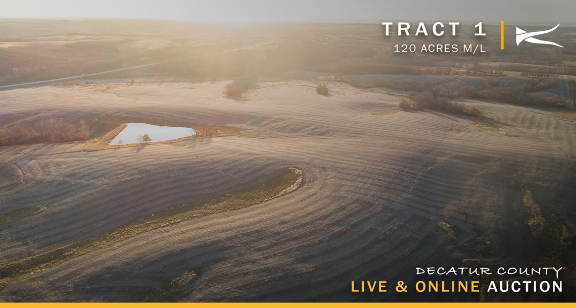 Live & Online Decatur County, IA Land Auction KILOTERRA