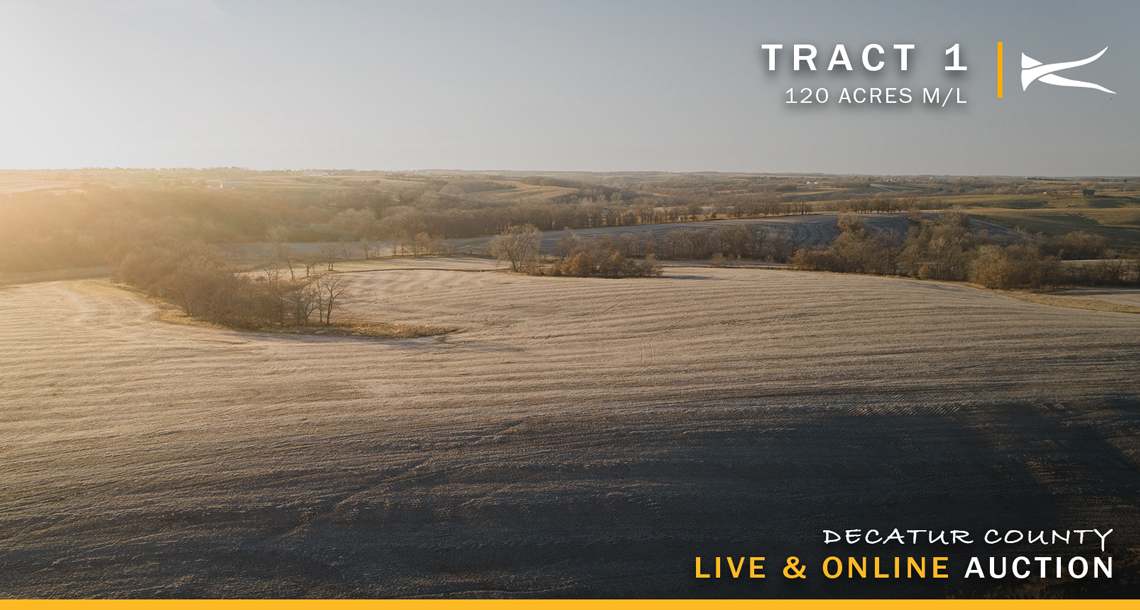 Live & Online Decatur County, IA Land Auction KILOTERRA