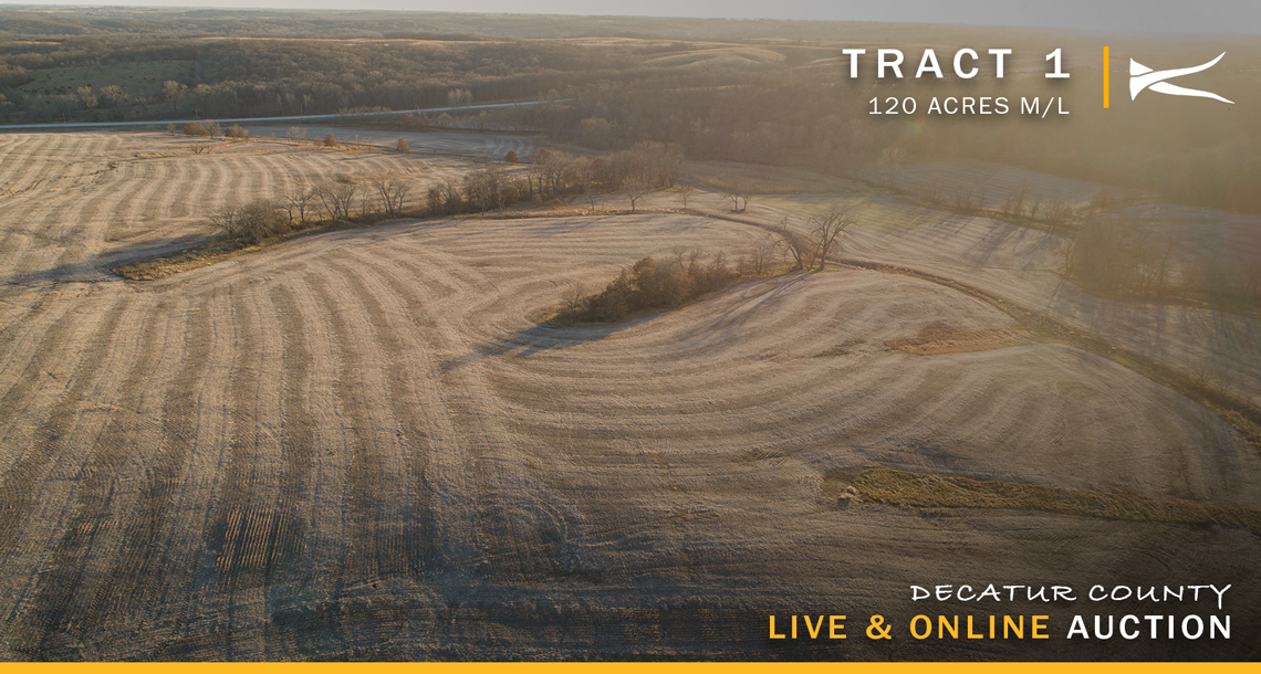 Live & Online Decatur County, IA Land Auction KILOTERRA