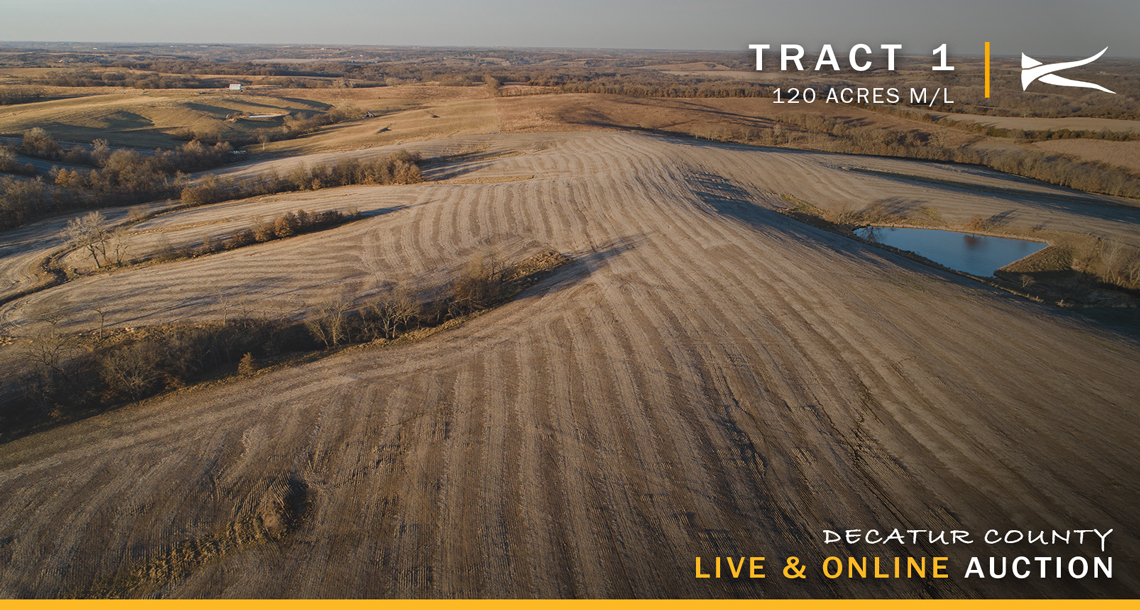 Live & Online Decatur County, IA Land Auction KILOTERRA