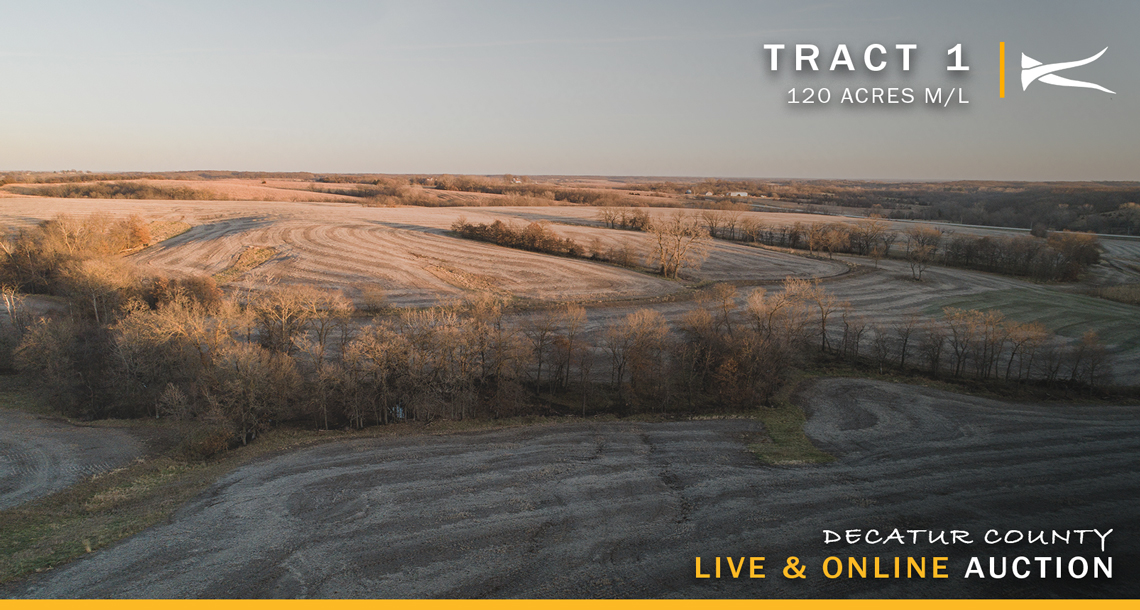 Live & Online Decatur County, IA Land Auction KILOTERRA