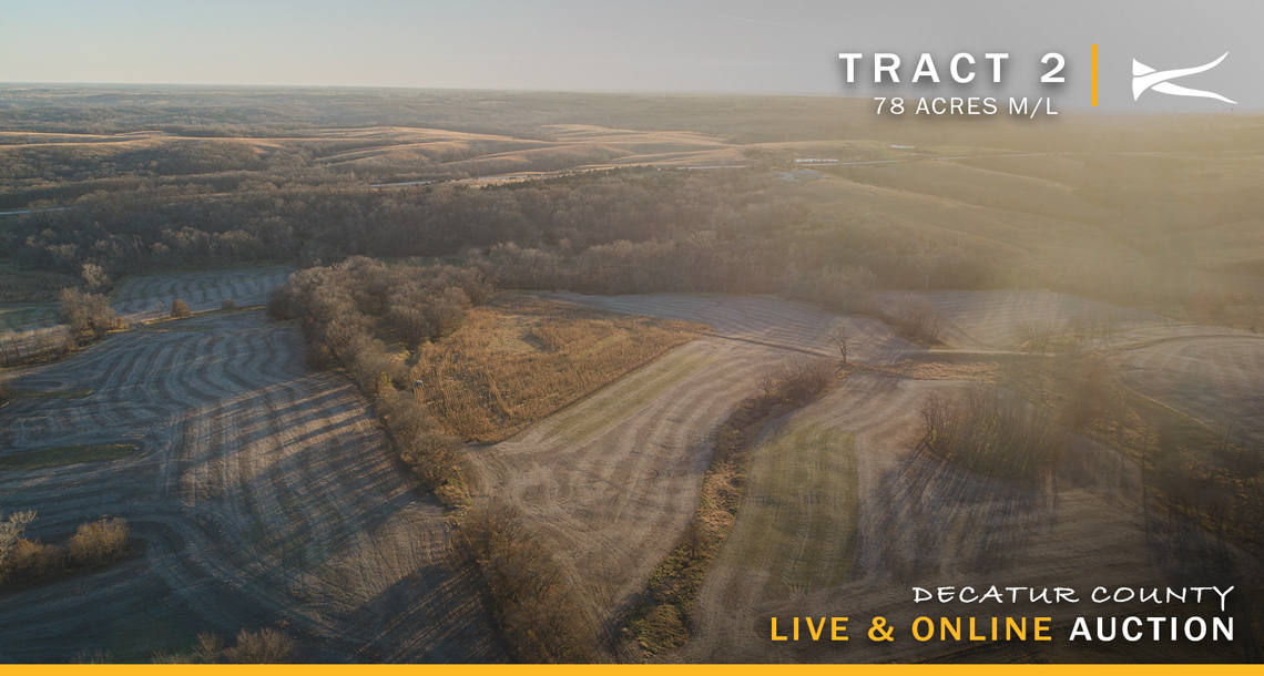 Live & Online Decatur County, IA Land Auction KILOTERRA