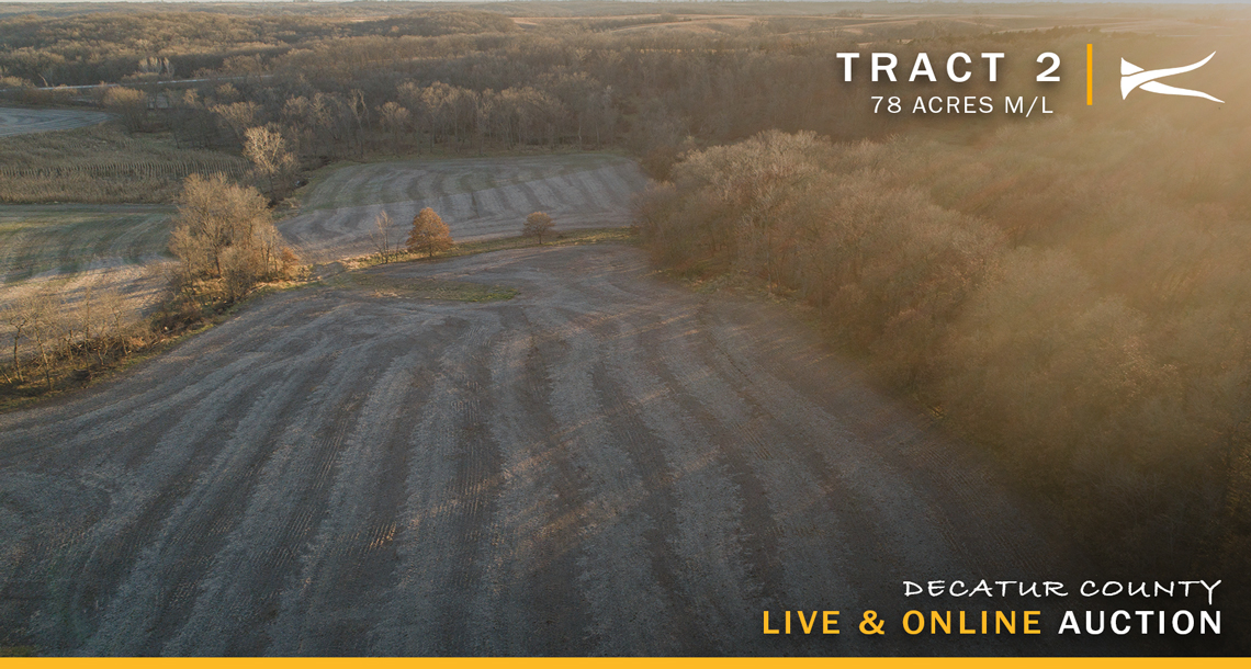 Live & Online Decatur County, IA Land Auction KILOTERRA