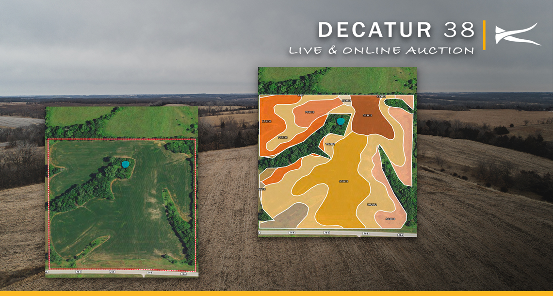 38 ac Decatur County, IA Land Auction KILOTERRA