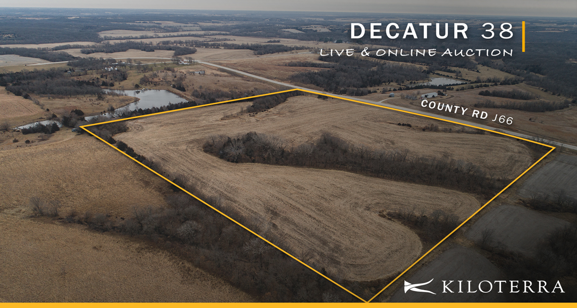 38 ac Decatur County, IA Land Auction KILOTERRA