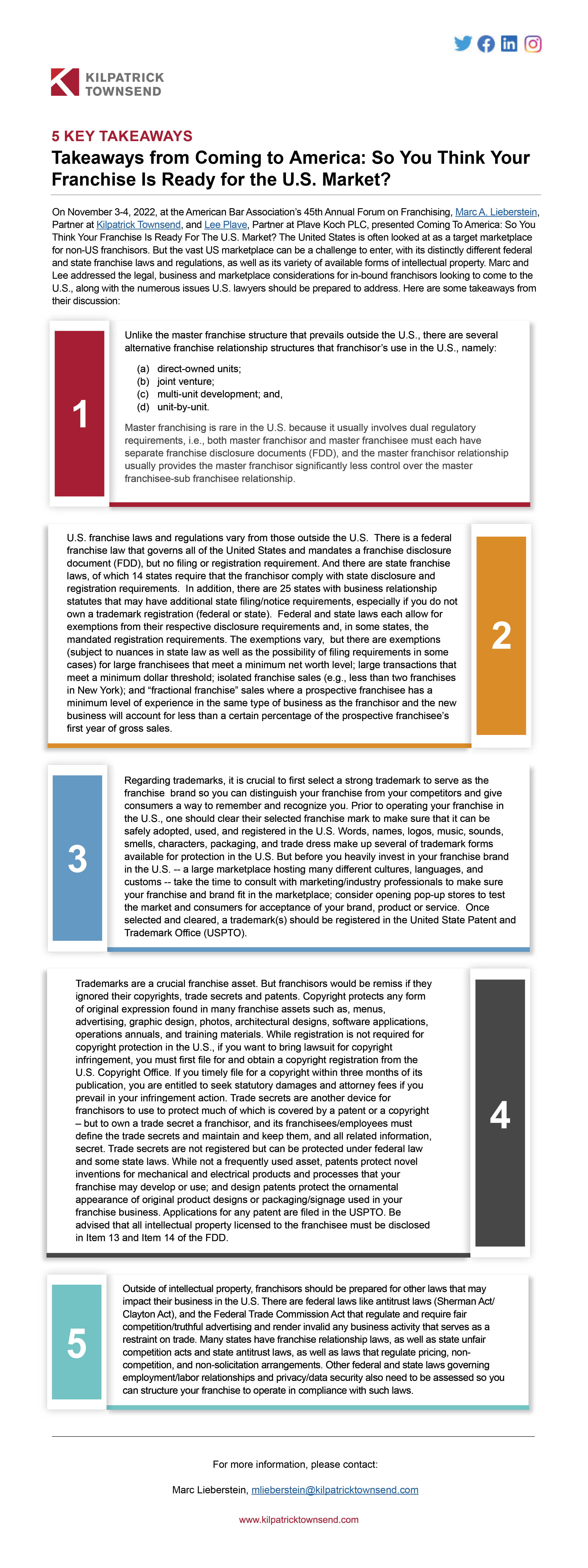 5 Key Takeaways from Coming to America So You Think Your Franchise is