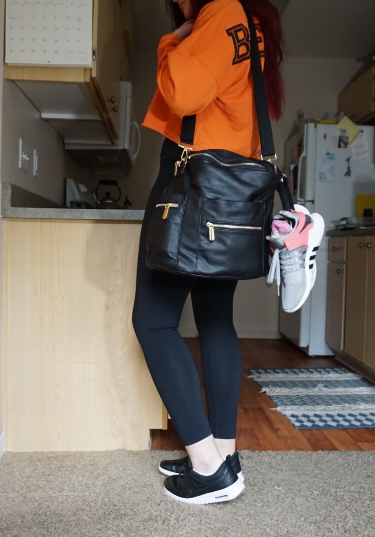 I found the cutest gym bag under 50 KIMANDMAKEUP