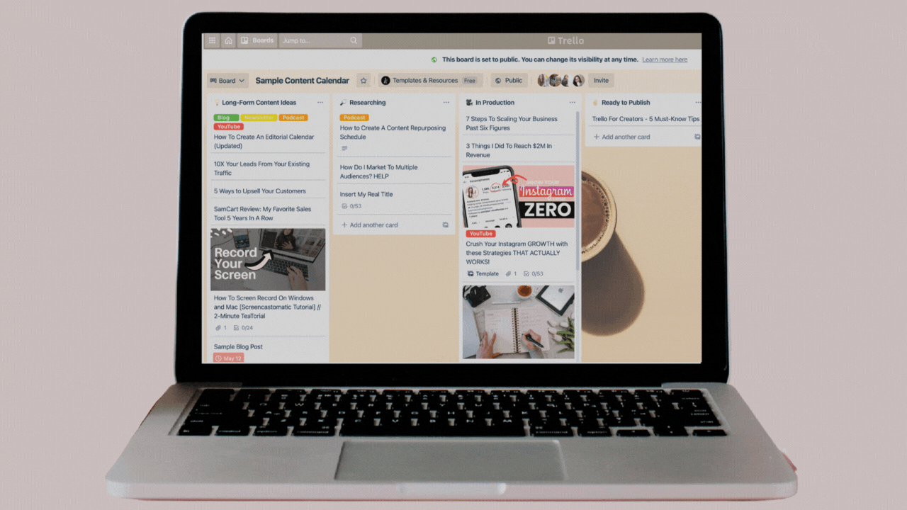 How To Create A POWERFUL Content Calendar With Trello