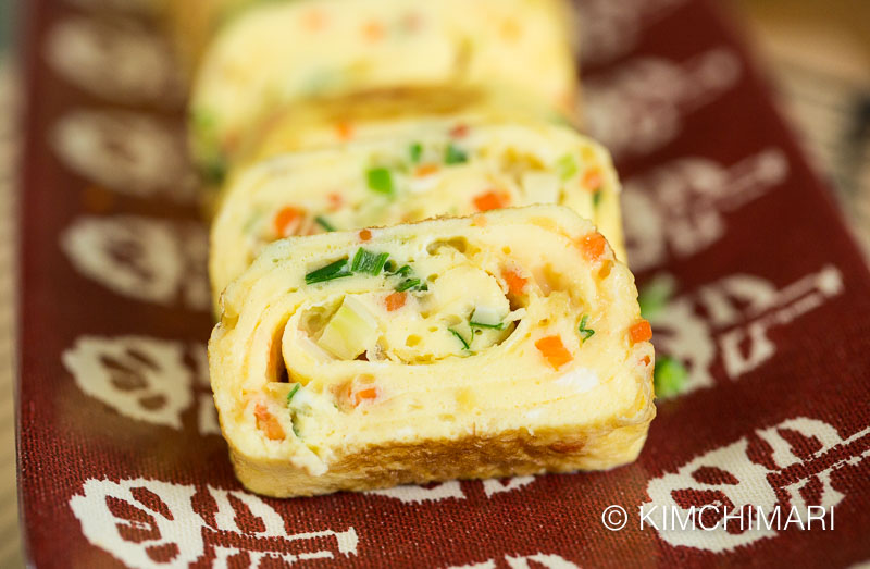 Korean Egg Roll (Gyeran Mari 계란말이) 3 ways Kimchimari