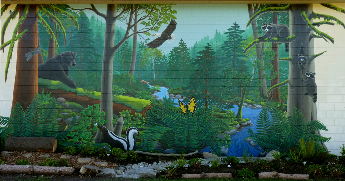 MURAL ARTIST DESIGNER KIM HUNTER MURAL ARTIST VANCOUVER BC PROFESSIONAL