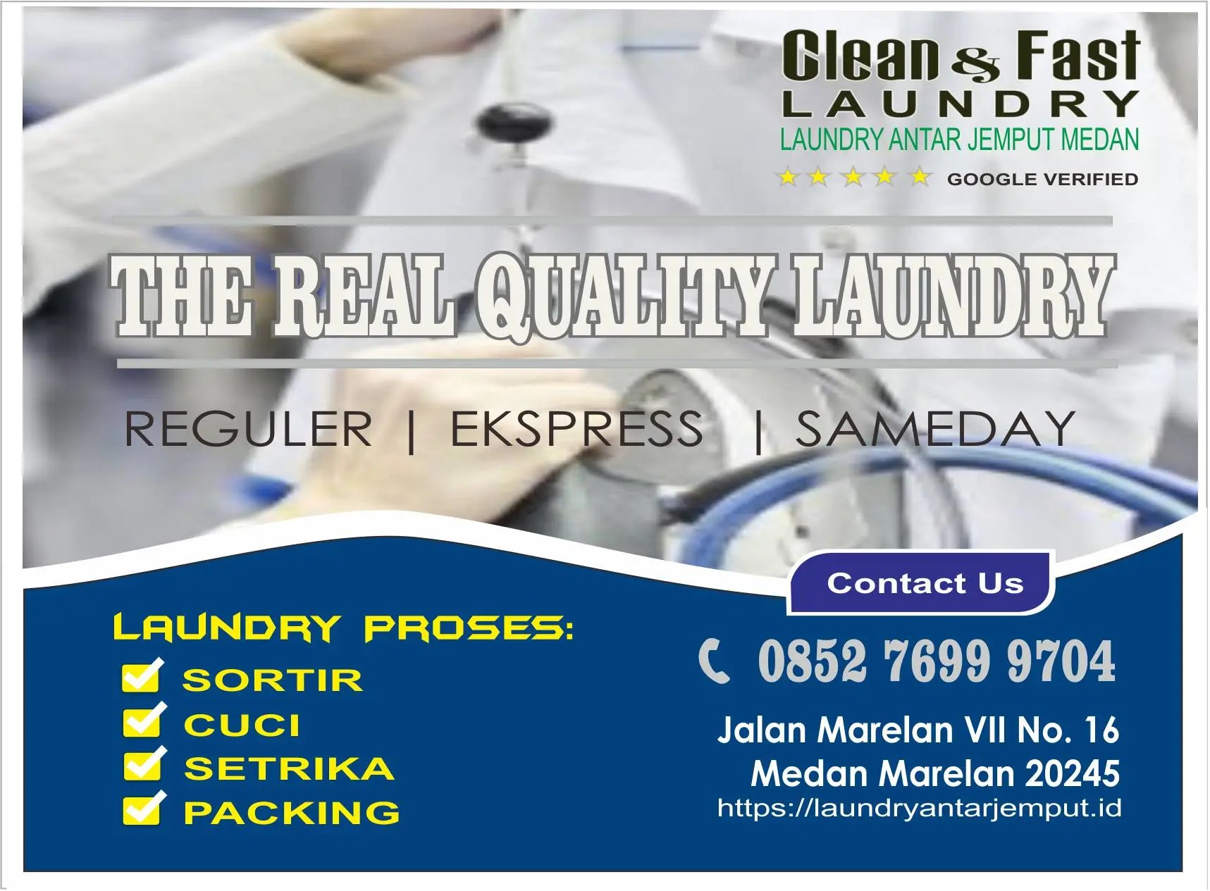 Laundry Terdekat Yang Bisa Antar Jemput di Medan Kimia laundry dan