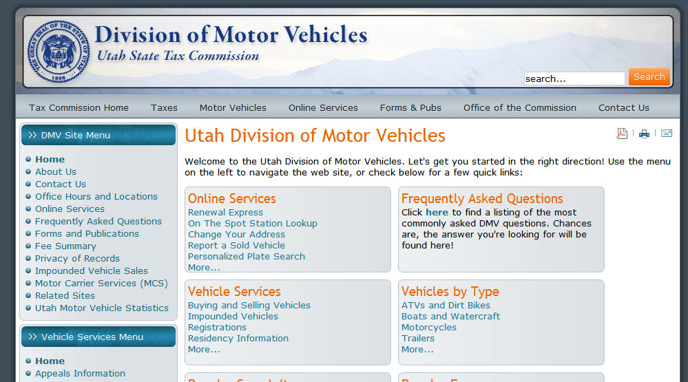 Best & Worst Design DMV sites in the Western US Kim Joy Fox