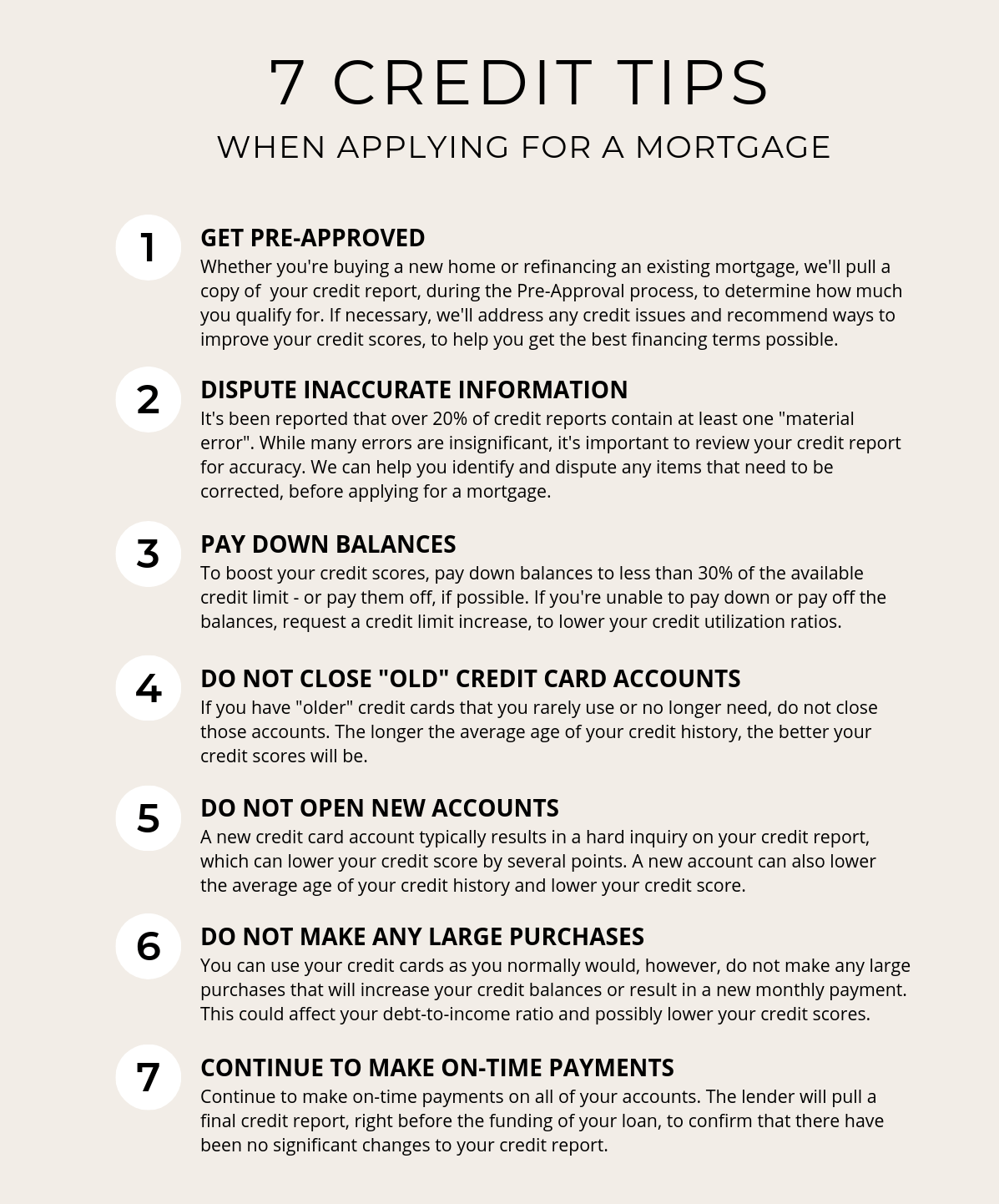 CREDIT TIPS KIM LOEFFLER