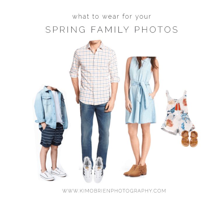 What to Wear for Spring Family Photos Kim O'Brien Photography