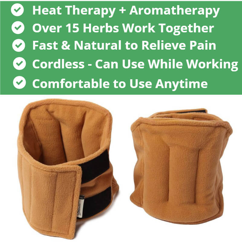 Herbal Heating Pad Compression Heat Therapy For Achy Leg, Knee, Arm