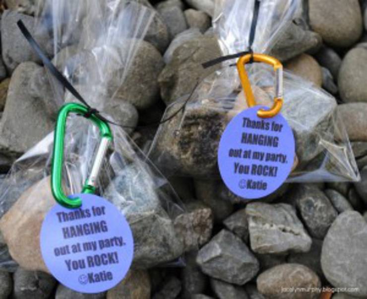 Rock Climbing Party Favor Ideas