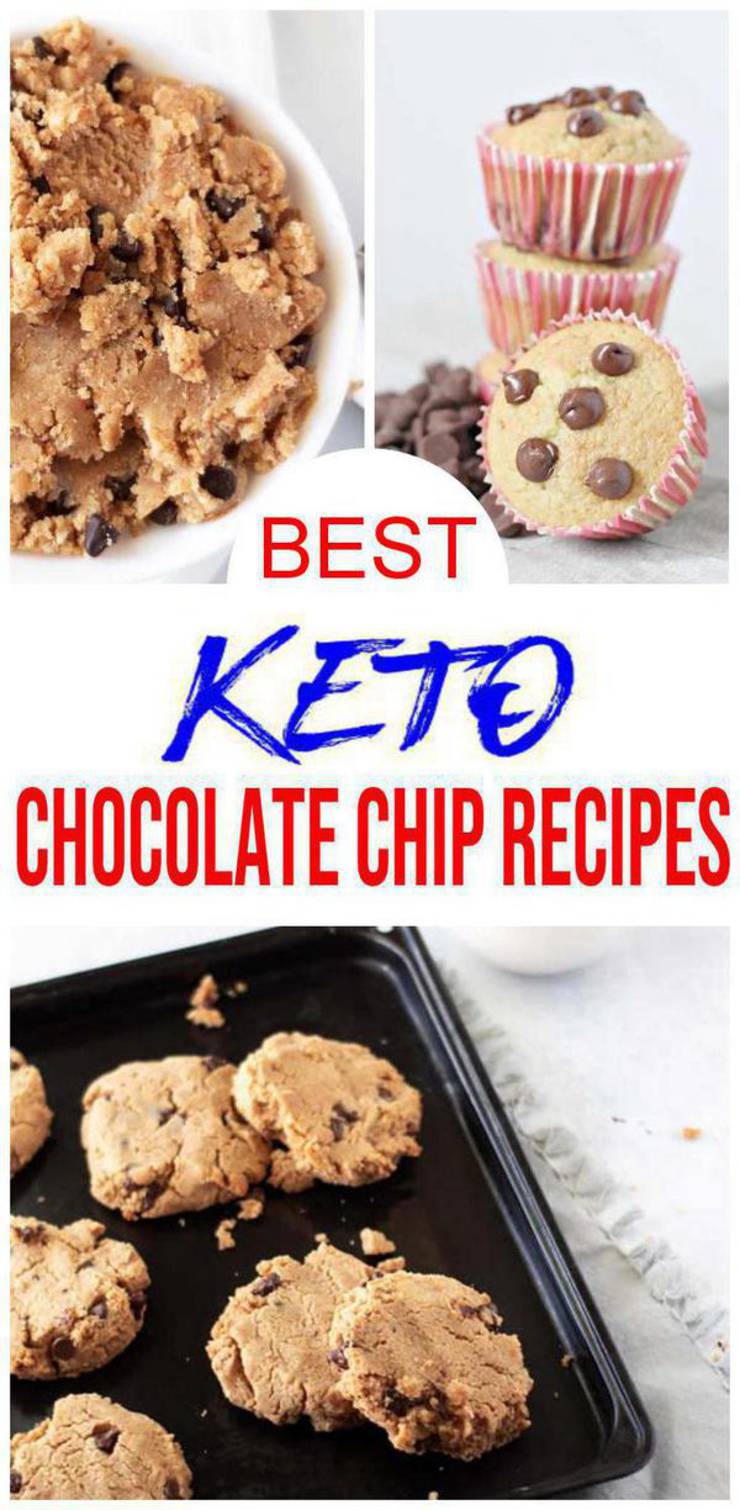 9 Keto Chocolate Chip Recipes BEST Low Carb Chocolate Chip Ideas Easy Ketogenic Diet Ideas
