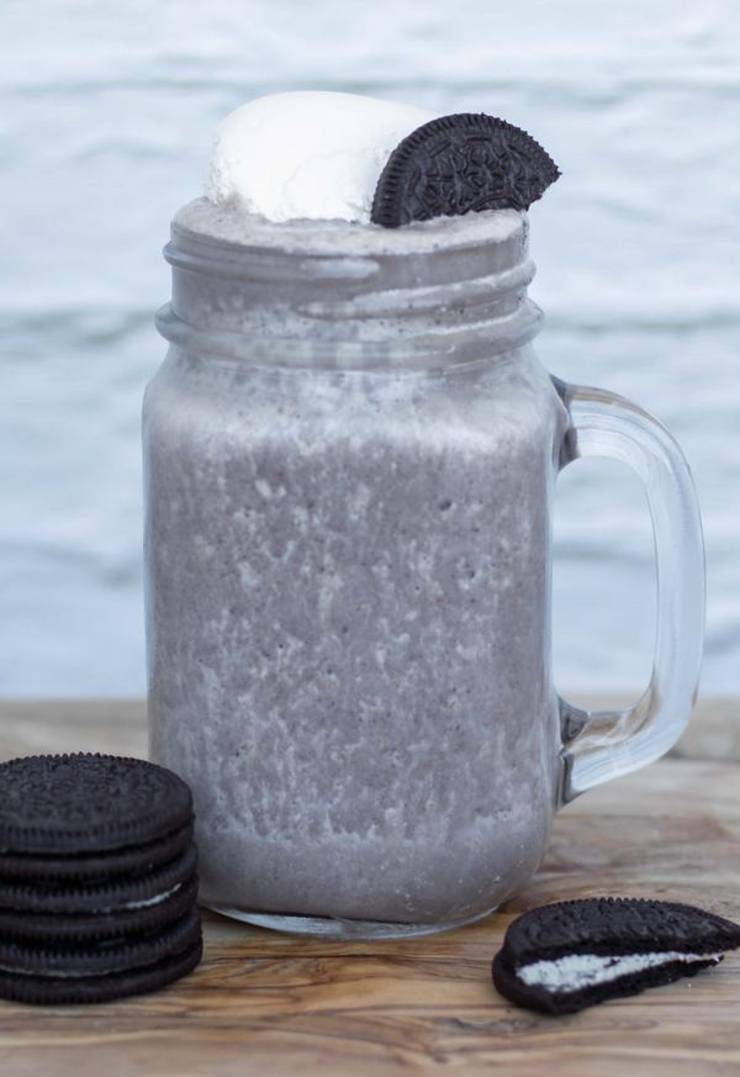 Oreo Milkshake EASY Quick Simple No Ice Cream Milkshake Recipe