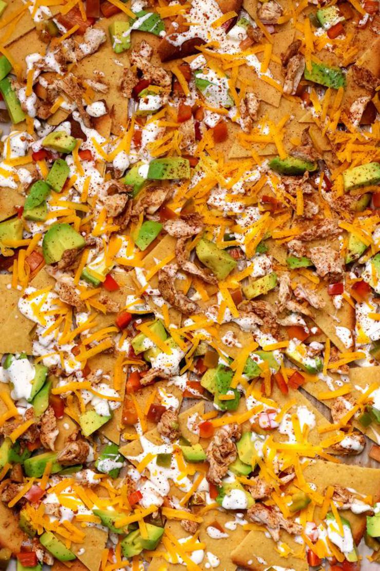 Keto Nachos! BEST Low Carb Chips & Cheese Sheet Pan Nacho Idea Quick