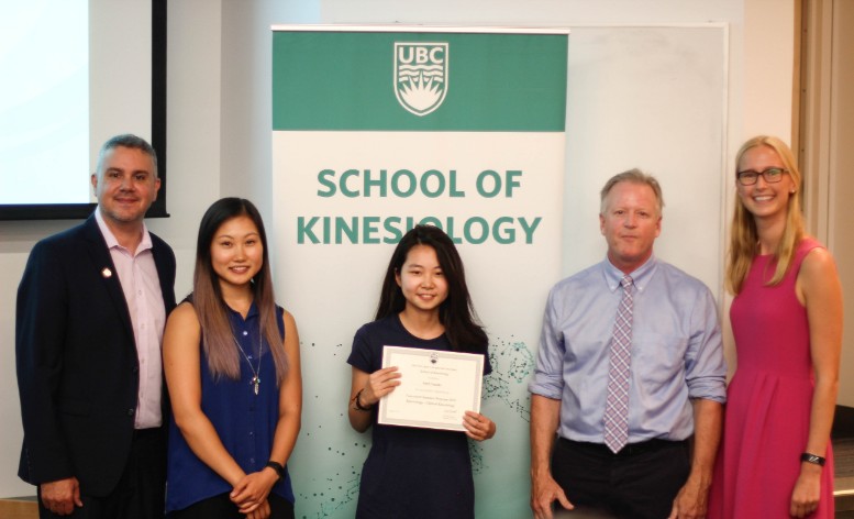 School of Kinesiology Faculty of Education University of British