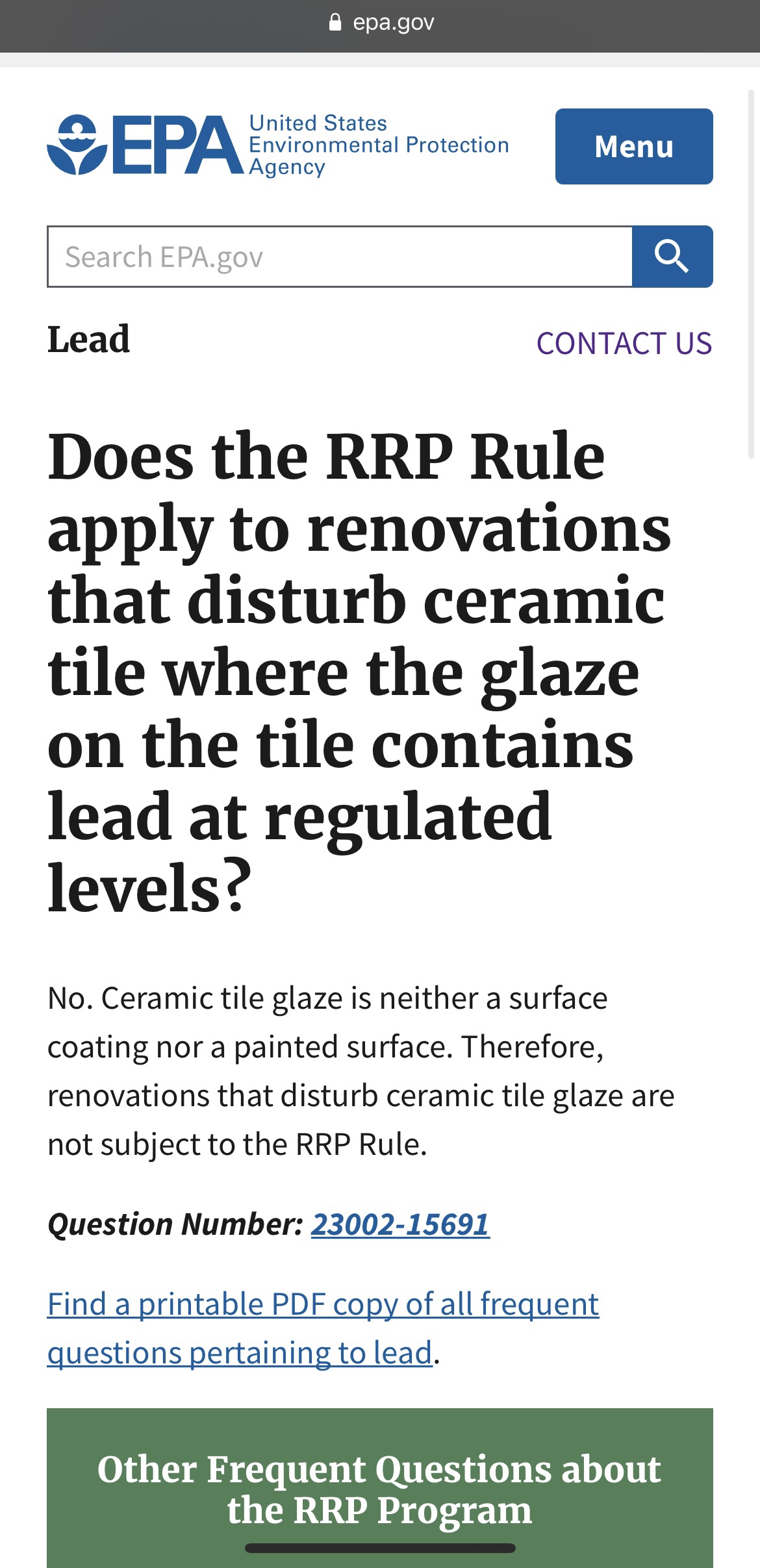 Is There Lead in My Bathroom or Kitchen Tile? Kinda NonToxic