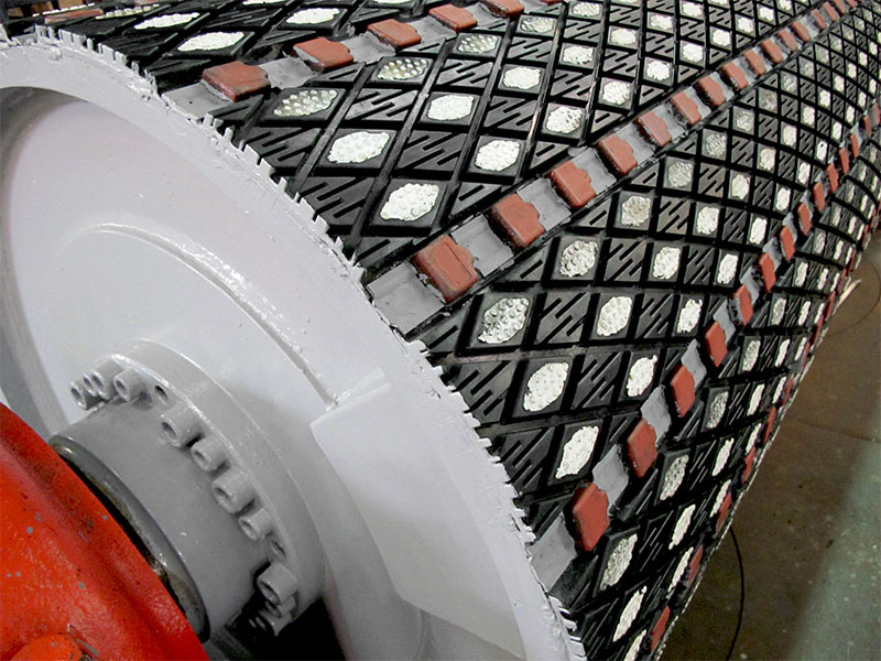 Slide Lagging Replacement Pulley Lagging for Drive Pulley Kinder Australia Pty Ltd