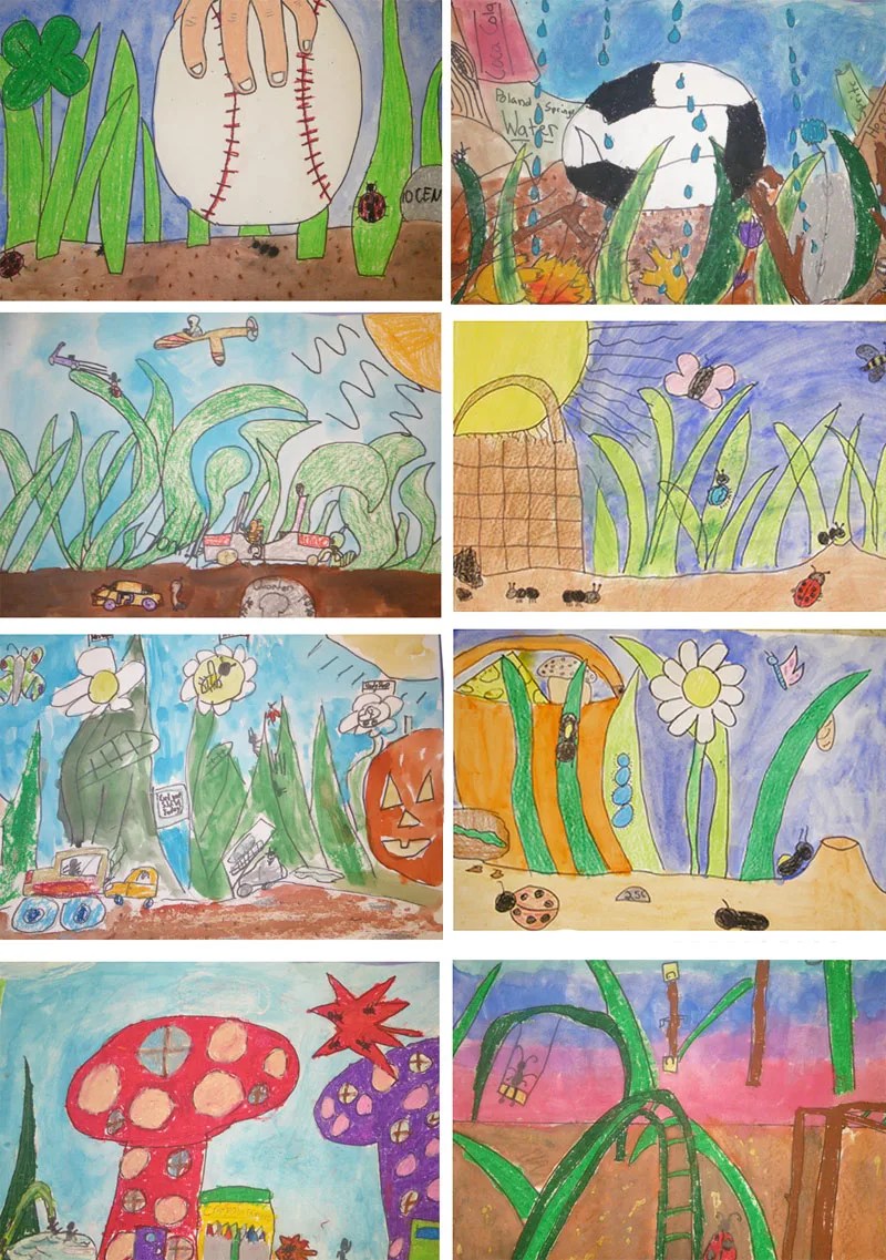 It's a Bug's Life Art Lesson Plan for Kids from
