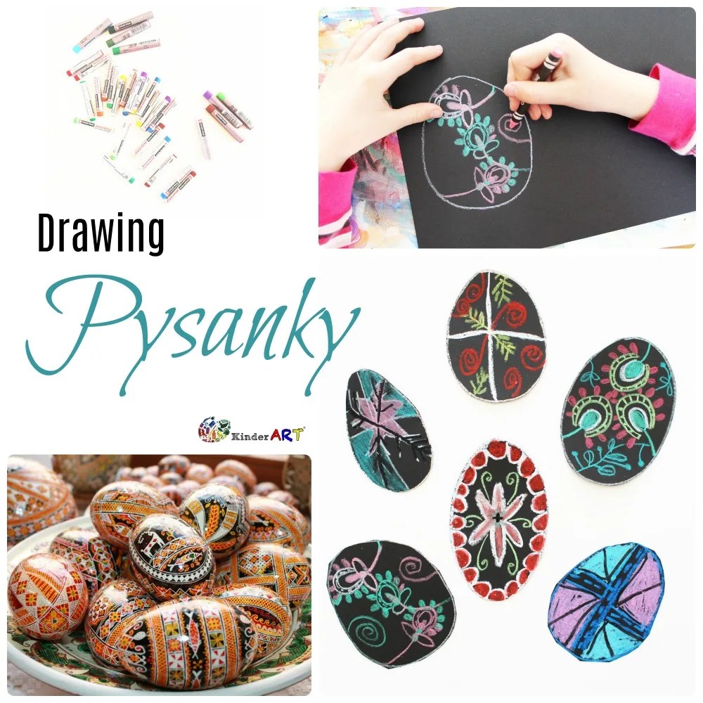 Drawing Pysanky Ukrainian Easter Eggs — KinderArt