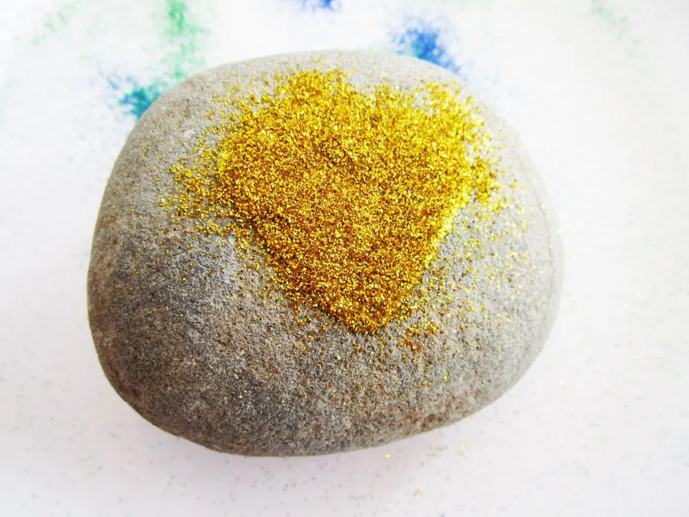 Glitter Rocks Craft for Kids of All Ages from