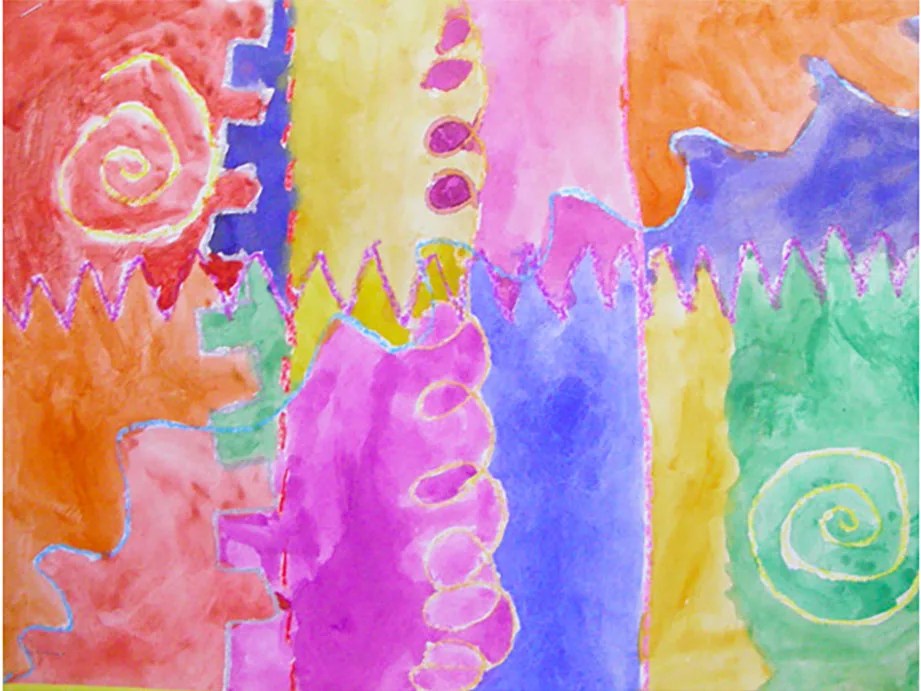 Drawing Lines Art Lesson Plan for Children - KinderArt.com