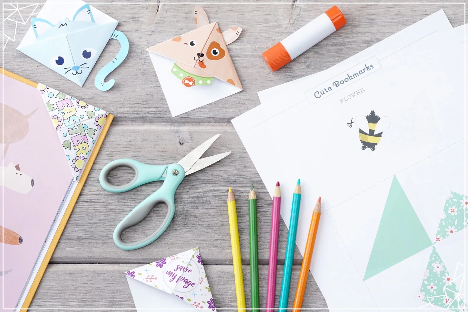 Origami Bookmarks — KinderArt