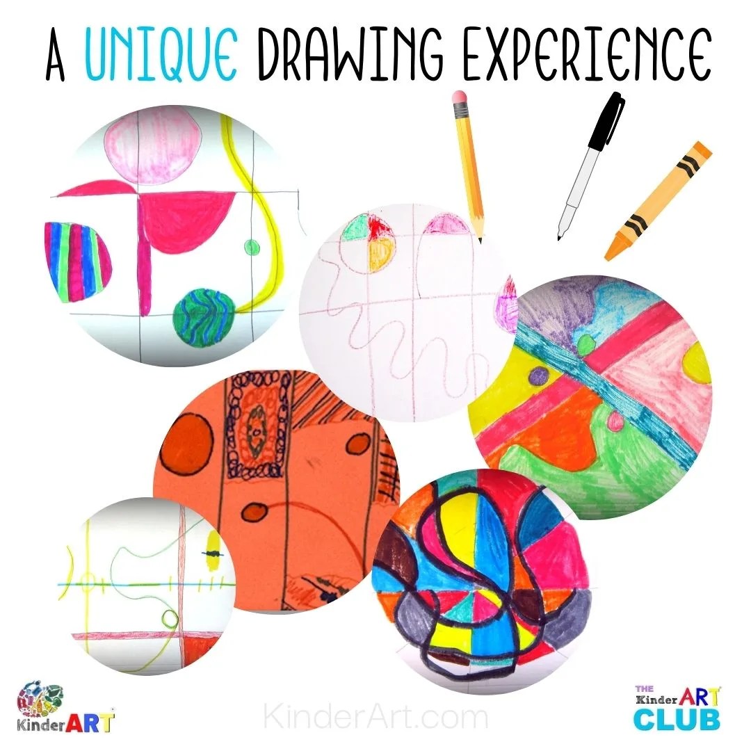 Adjective Adjective Noun Drawing Lessons for Kids KinderArt