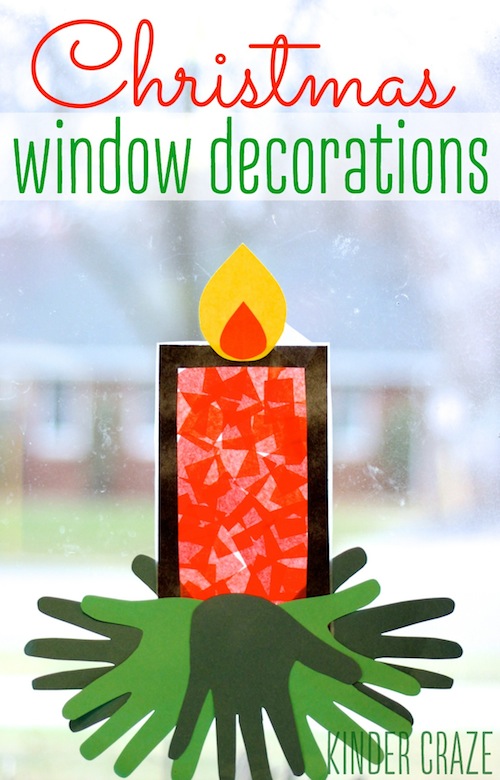 Stained Glass Window Craft for Christmas and Advent Kinder Craze