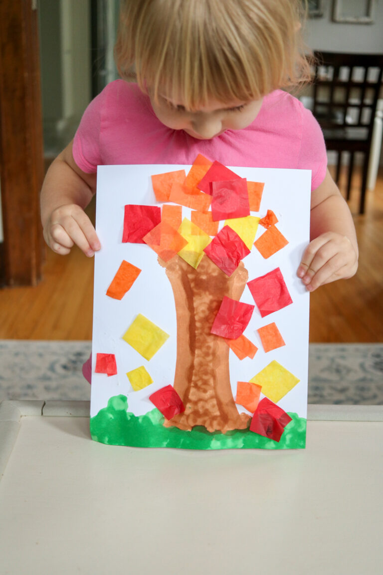 25 Fall Leaf Crafts for Preschoolers Play Ideas