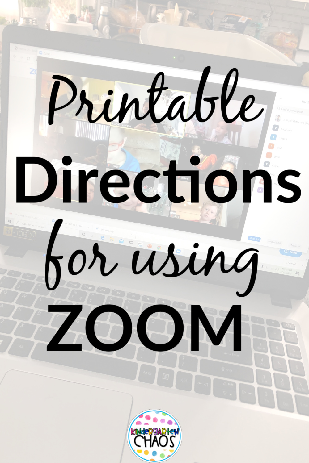 Using Zoom For ELearning Kindergarten Chaos