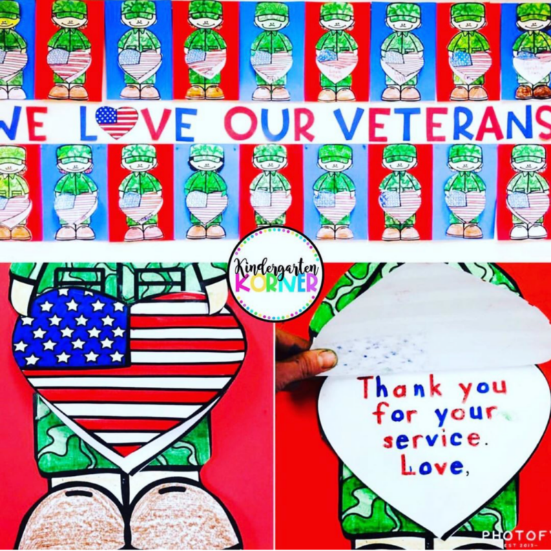 Veterans Day Activities for Kindergarten and 1st - Kindergarten Korner